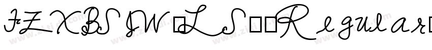 FZXBSJW_LS85 Regular字体转换